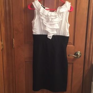 Black and white business dress